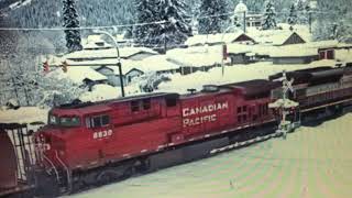 Canadian Pacific Heritage Maroon & Grey Script Scheme SD70ACU 7012   Revelstoke, BC 1/11/20 AWESOME!
