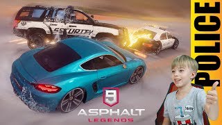 КОПЫ В ГОРОДЕ! ? Asphalt 9 - ПОЛИЦИЯ НАС НЕ ДОГОНИТ!