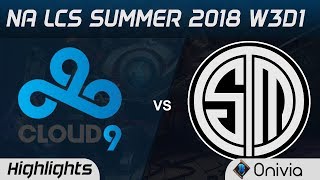 C9 vs TSM Highlights NA LCS Summer 2018 W3D1 Cloud9 vs Team Solo Mid by Onivia