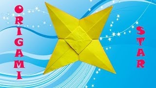 оригами звезда, как сделать из бумаги оригами звезду // origami paper star