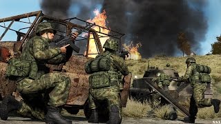 КРОВАВЫЙ БОЙ АРМИИ РФ ЗА ПОСЕЛОК! В Масштабной Стратегии В Тылу Врага 2 Cold War