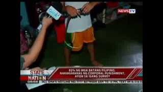 82% ng mga batang Pilipino, nakakaranas ng corporal punishment, ayon sa isang survey