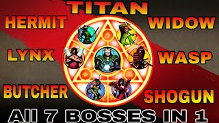 Shadow Fight 2 All 7 Bosses in 1