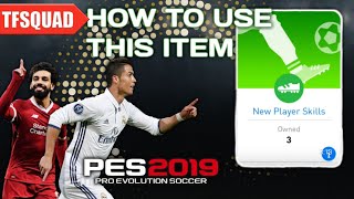 Add new skills to the player - PES 2019 Mobile