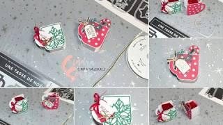 Tutoriel Porte-friandises Tasse de Noël by CindraScrap