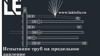 Испытание металлопластиковых, PEX и полипропиленовых труб на предельное давление на холодной воде