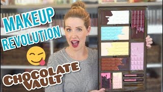 MAKEUP REVOLUTION CHOCOLATE VAULT ??? | REVIEW, SWATCHES, DUPES