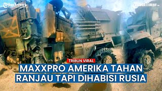 Penampakan MaxxPro Bantuan AS untuk Ukraina yang Rusak Parah
