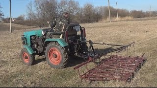 Трактор своими руками (4 части) Часть 3 - Навесная сцепка борон
