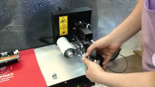 Digital foil stamping machine Foil Print 106 (Printhead replacement process)