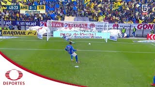 Gol de Juninho | América 0 - 1 Tigres | Apertura 2017 - Semifinal - Ida | Televisa Deportes