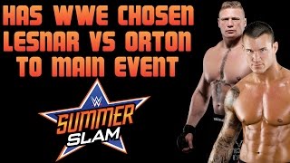WWE Summerslam 2016: Brock Lesnar vs Randy Orton To Main Event? Possible Bill Goldberg Interference?