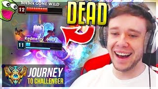 THE 200 IQ OUTPLAY VS. BOXBOX!!!! - Journey To Challenger | League of Legends