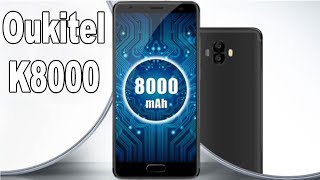 OUKITEL K8000 | 4GB RAM 64GB ROM 8000mAh Battery