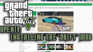 GTA V|PC||MODS|: How to install 'Drift' Mod with OpenIV