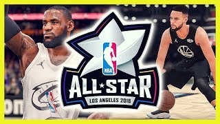 NBA ALL STAR GAME 2018 - NBA 2K18 vs NBA LIVE 18 | Deutsch / German