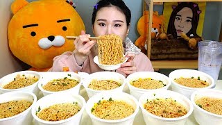 SUB 육개장사발면 10컵 라면 먹방 Mukbang
