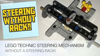 LEGO Technic Steering Mechanism Without Steering Rack (Building Instructions)