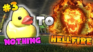 TRADING FROM NOTHING TO HELLFIRE! - Trading To Goal Explosion Hellfire In Rocket League! - Part 3