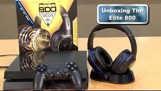 Unboxing the Elite 800 Premium Wireless Surround Sound Headset for PS4