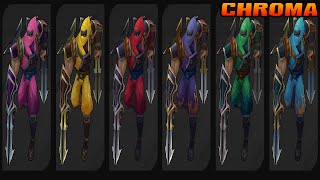 Skin Zed l'Eclair Blanc (Palette Chroma) - League of Legends