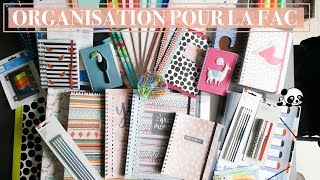 ? MON ORGANISATION POUR LA FAC DE DROIT À PANTHÉON SORBONNE