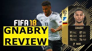 FIFA 18 INFORM GNABRY PLAYER REVIEW! 82 IF SERGE GNABRY REVIEW! ULTIMATE TEAM