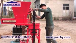 Eco Brava interlocking block making machine www.geethy.com
