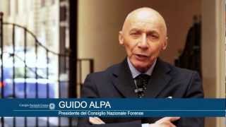 1. Guido Alpa: il viaggio del CNF nei comuni per una nuova proposta di geografia giudiziaria.