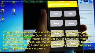 TWRP Recovery for Samsung Galaxy S6 edge+ SM-G928G