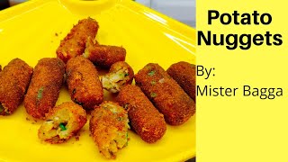 Potato Nuggets || Potato Snacks || Evening snacks || Party Starter || tasty snacks || Mister Bagga