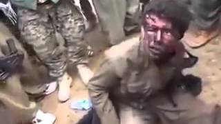 Сирия БОЕВИК ИГИЛ ЗАХВАЧЕННЫЙ В ПЛЕН!!!