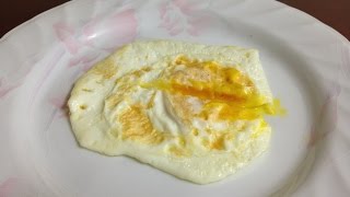 #519-1 fried egg: over medium - 계란후라이: 오버 미디엄