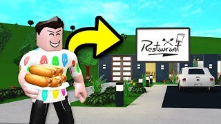 I Opened an EXPENSIVE Restaurant... and SOLD Out! (Roblox Bloxburg)