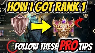 10 TIPS From the BEST Player in EU - Arena of Valor Rank 1 EU
