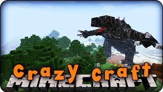 Minecraft Mods - CRAZY CRAFT - Ep # 14' MOBZILLA EGGS??!' (Orespawn Mod)