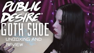 UNDER £25 GOTH BOOTS!? Public Desire Unboxing and Review ||Radically Dark||