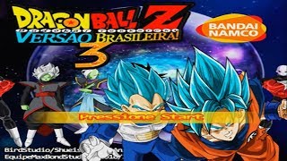 Dragon Ball Z Budokai Tenkaichi 3 Versão Brasileira BETA 2 DUBLADO!! - Menus + Personagens