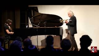 Enrico Rava e Dino Rubino in concerto all'Istituto italiano di cultura (marzo 2015)