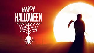 Футаж Хэллоуин/Halloween с красивой надписью #5