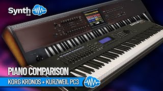 KORG KRONOS + KURZWEIL PC3 | PIANO COMPARISON