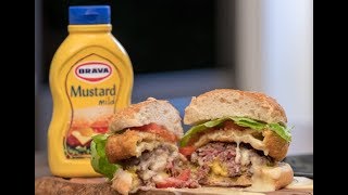 Burger με τυρί Camembert