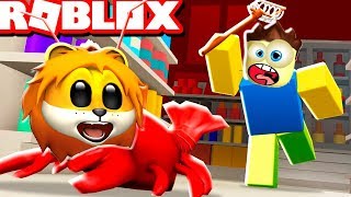 СИМУЛЯТОР в ROBLOX Квадратной мыши веселые приключения мульт героя от SPTV PET ESCAPE в роблокс