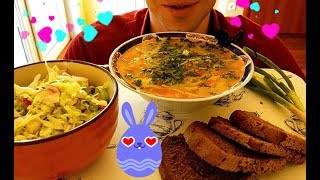 АСМР | МУКБАНГ | ВЕРМИШЕЛЕВЫЙ СУП | СУП С ЛАПШОЙ| ASMR | MUKBANG | NOODLES SOUP | eating show |먹방