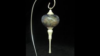 Hand-turned Christmas Ornament