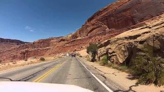 Driving Through Arches National Park
