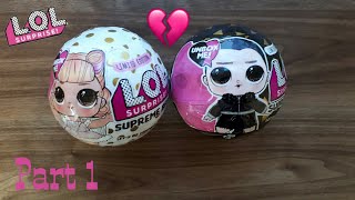 Открываем LOL Surprise Supreme BFFs жениха и невесту. Часть 1.