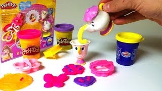Play Doh Belle Magical Tea Party Playset Disney Princess Beauty and the Beast playdough