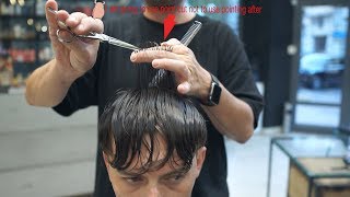 short wavy hair, men's haircut tutorial