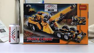 Mở hộp Decool 3348 Lego Technic 8067 Mini Mobile Crane giá rẻ